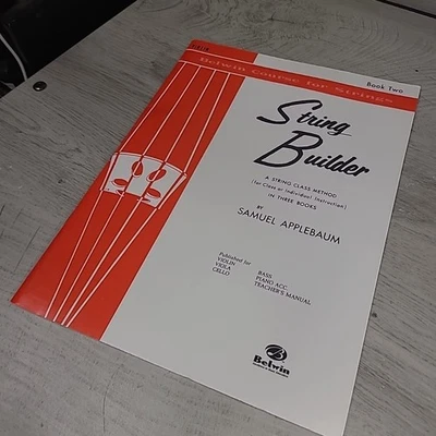 Belwin Course for Strings String Builder Book 2  Violin Samuel Applebaum EXC  - Image 1 of 4