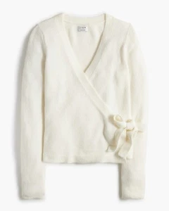 J Crew Wrap sweater in extra-soft yarn Size M CE095 - Picture 1 of 6