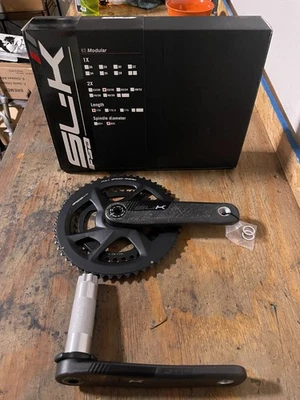 FSA SL-K Modular Crankset 170mm 2x12 52/36T BB386EVO DM Road Aluminum Black - Image 1 of 4