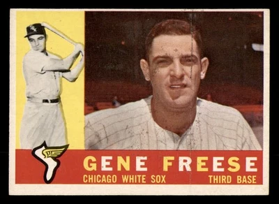 1960 Topps #435b Gene Freese Chicago White Sox Gray back - Image 1 of 2