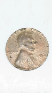 Moneda de centavo de trigo rara 1944 error sin marca de ceca ultra delgada sin borde - Imagen 1 de 10
