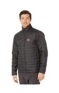 Giacca imbottita Fjallraven Expedition X-Latt full zip nera uomo confezione grande $215 - Foto 1 di 17
