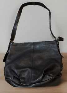 Coach F15064 Duffle Convertible Pebbled Leather Hobo Shoulder Crossbody Bag (E2) - Picture 1 of 10
