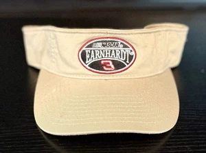 Vintage Dale Earnhardt #3 1980's Tan Sun Visor Nascar Racing , Adjustable - Picture 1 of 4