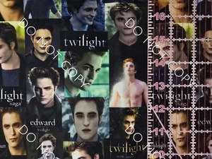 Custom 100% Cotton Woven Fabric Edward Twilight Movie 1/4 Yard 9x56 - Picture 1 of 2