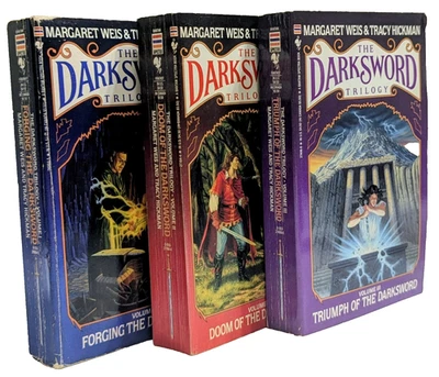 The Darksword Trilogy Margaret Weis Tracy Hickman 3 x Small Paperback Books - image 1 of 4