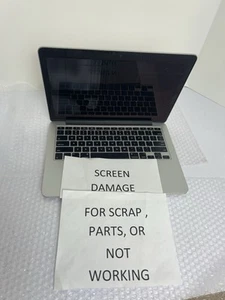 Apple A1502 MacBook Pro For Parts or Not Working LOTA6 (SCREEN DAMAGE) - Afbeelding 1 van 19