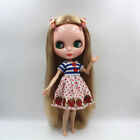 12" Takara Blythe From factory Nude Doll Light blond side Hair + jointed body