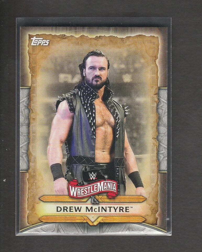 DREW McINTYRE    #WM-21  2020 WRESTLEMANIA  ROSTER CARD NICE!**** Foto 1 de 1
