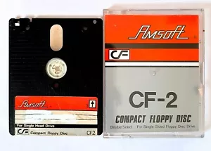 Vintage AMSTRAD Amsoft 3" Floppy Disc (CF2) Double Sided for Single Sided Drive. - Afbeelding 1 van 2