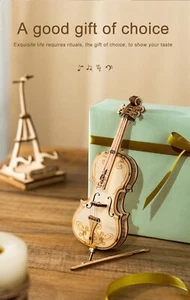 3D Holzpuzzle. Original Rolife. Musikinstrumente CELLO - Bild 1 von 10