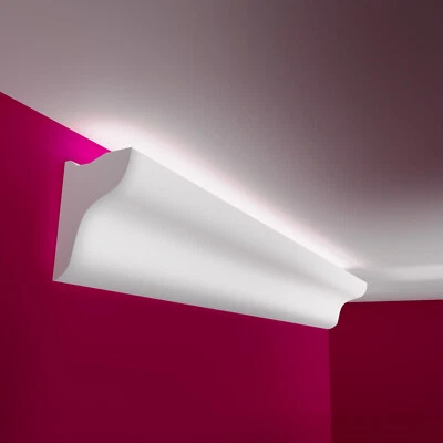 Barre en stuc ELHARE bande LED profils lumineux mur éclairage indirect profil... - Photo 1/4