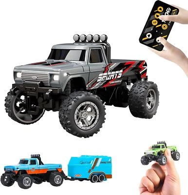 Mini RC Monster Truck Control remoto 2.4Ghz Todo terreno todoterreno 20 KM / H RC Cars Foto 1 de 4