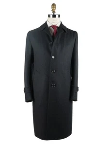 NEW CESARE ATTOLINI OVERCOAT 100% WOOL GEELONG SZ 38 US 48 EU DROP R7 CGW8 - Picture 1 of 7