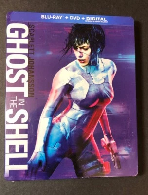 Ghost in the Shell [ Limited Edition STEELBOOK ] (Blu-ray + DVD) NEW - Image 1 of 4