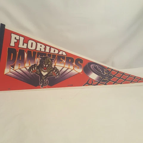 Florida Panthers NHL Hockey Team 30 x 12 Felt Pennant USA Cover