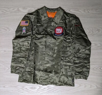 New York Giants Jacket Adult Medium Salute To Service Nike Camo NWT Lightweight - Image 1 of 4
