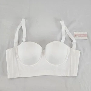 Gepolsterter und geformter Schalen BH für Damen weiß Gr. 34D - Bild 1 von 9