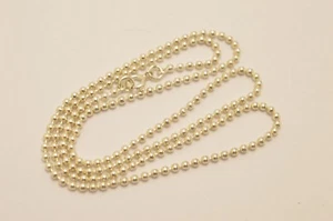 "Collares de cadena de bolas/cuentas de plata esterlina 925 de 2 mm. Longitud 20", 22", 24",28" - Imagen 1 de 24