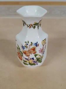 Jarrón Aynsley miniatura hueso fino porcelana 3,5" Inglaterra - Imagen 1 de 11