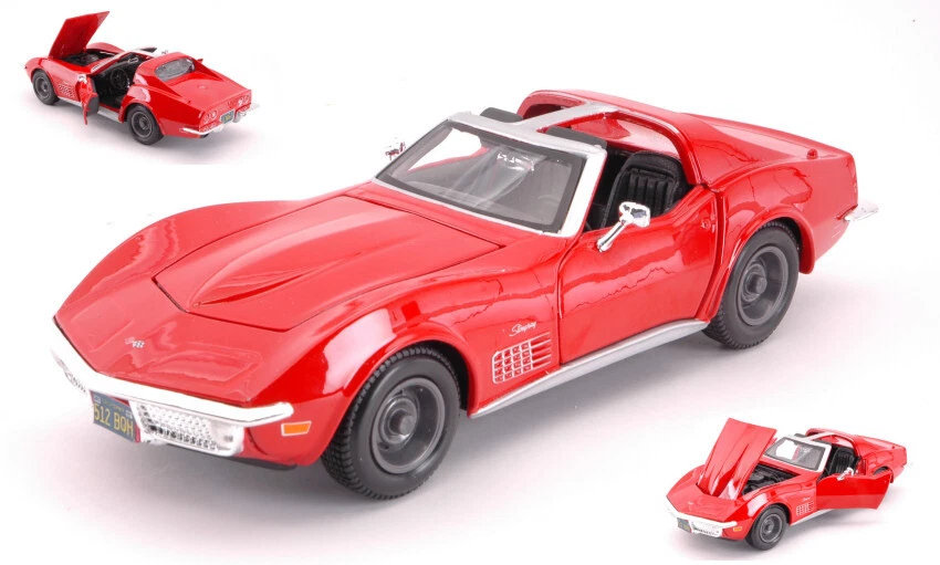 Maisto CHEVROLET CORVETTE 1970 RED 1:24 - Imagen 1 de 1