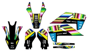 2020-2023 TC 50 SERAPE Black Senge Graphics Kit Compatible with Husqvarna - Picture 1 of 10