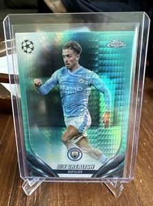 2023/24 Topps Chrome UCC JACK GREALISH AQUA PRIZM REFRACTOR MANCHESTER CITY #124 - Bild 1 von 2