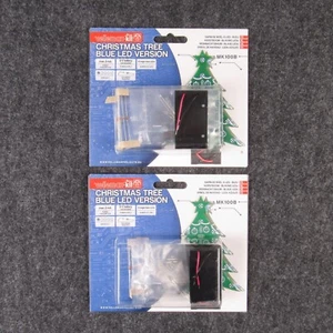 Velleman-Kit MK100B Árbol de Navidad Azul Versión LED Electrónico Lote de 2 Nuevo - Imagen 1 de 10