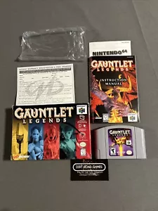 Gauntlet Legends (Nintendo 64, 1996) N64 Completo En Caja Juego Manual En Caja - Imagen 1 de 20