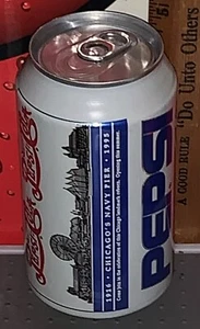 Chicago's Navy Pier 1916 1995 12 oz aluminio Pepsi Cola lata inferior vaciada - Imagen 1 de 3