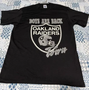 Oakland Raiders vintage single stitch The Boys Are Back size large - Picture 1 of 6