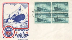 939 3c U.S. MERCHANT MARINE - Smartcraft Special cachet - Picture 1 of 1