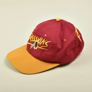 AJD NFL WASHINGTON REDSKINS BASEBALLKAPPE ROT/GELB - 2000er Jahre - Bild 1 von 4