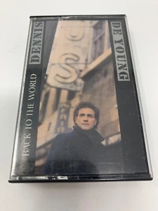 DENNIS DEYOUNG (OF STYX) BACK TO THE WORLD CASSETTE "THIS IS THE TIME" "CALL ME" - Picture 1 of 3