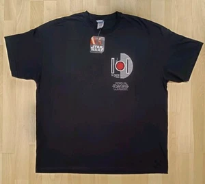 Plastic Head STAR WARS TFA TIE FIGHTER Double Sided Graphic Tee XXL P2P 25" NEW - Picture 1 of 12