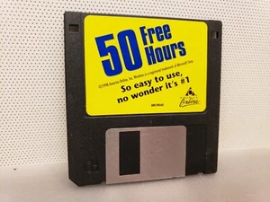 Vintage America Online AOL 50 Free Hours 1998 Software 1.44MM 3.5" Floppy Disk - Picture 1 of 1