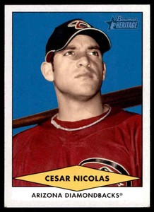 2007 Bowman Heritage Prospects Cesar Nicolas ! #BHP4
