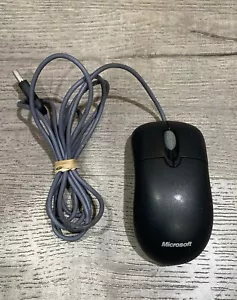 Microsoft Basic Optical Mouse 1.0A USB Wired Scroll Mouse - Black - Picture 1 of 8
