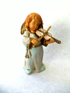 Vintage Fontanini Angelo Musicista Suona il Violino! PIÙ PICCOLO! Alto 3"! ABITO BLU! - Foto 1 di 7
