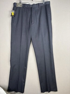 Daniel Cremieux Signature Collection Dress Pants Mens 34x32 Blue 4112 - Image 1 of 4
