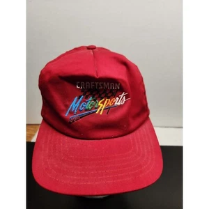 Snapback Craftsman Motorsports USA Hat Vintage Made in the USA - Picture 1 of 7
