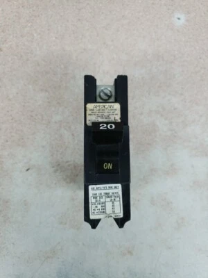 Federal Pacific FPE NB120 1-pole 20amp bolt in circuit breaker  W# - Image 1 of 4