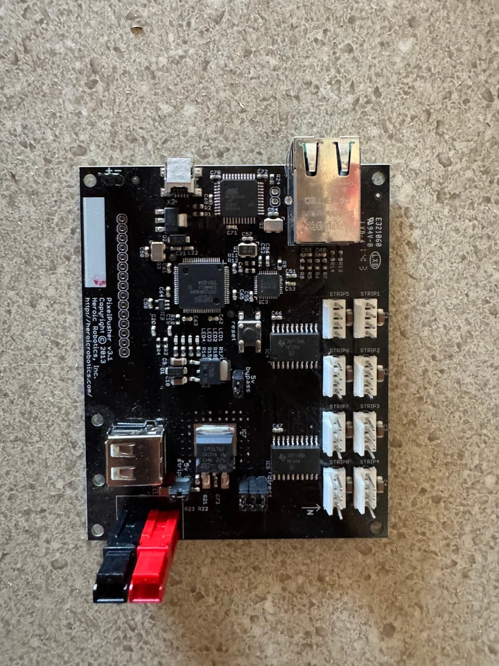 Pixelpusher 3.1 - 8-Channel Addressable LED Controller - Image 1 of 1