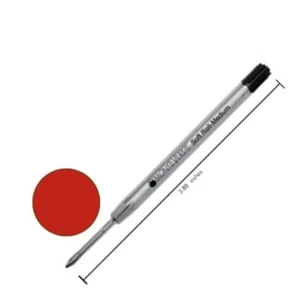Parker Style Ballpoint Pen Refill in Red by Monteverde - Medium Point - NEW - Picture 1 of 1