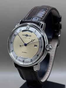 Zeppelin men's automatic watch with weekday display Friedrichshafen 8562-5 - Picture 1 of 15