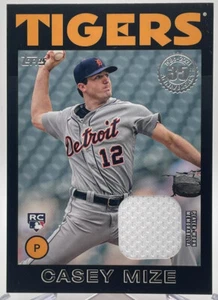 2021 Topps #86BR-CM Casey Mize Black Relic Card #/199 - Picture 1 of 2