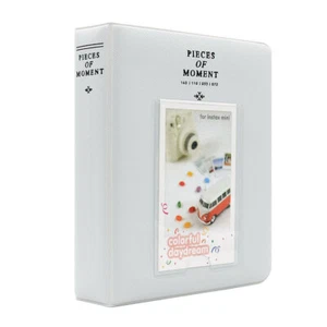 Deco Essentials 2" x 3" White 64 Page Photo Album - Fuji Instax Mini 70, 7s, 8, - Picture 1 of 5