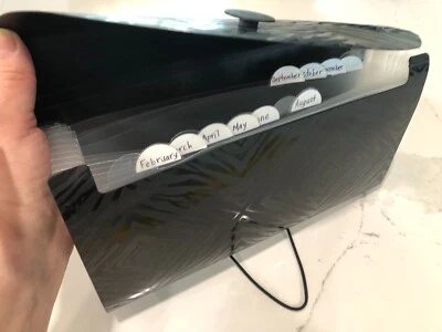 C-Line 13-Pocket Poly Expanding File 10 x 5 Inches Coupons Receipts Stickers - Image 1 of 4