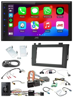 JVC Bluetooth 2DIN Lenkrad DAB USB Autoradio für VW Transporter T6.1 ab 2019 MIB - Bild 1 von 4