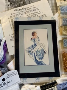 Mirabilia WINTER QUEEN Cross Stitch Pattern MD13 Nora Corbett ~ Partial Kit - Picture 1 of 16